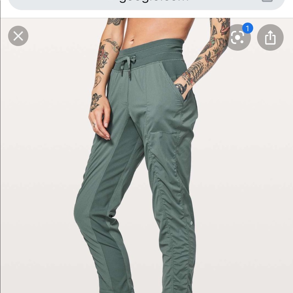 Lululemon Street to Studio Pant- teal